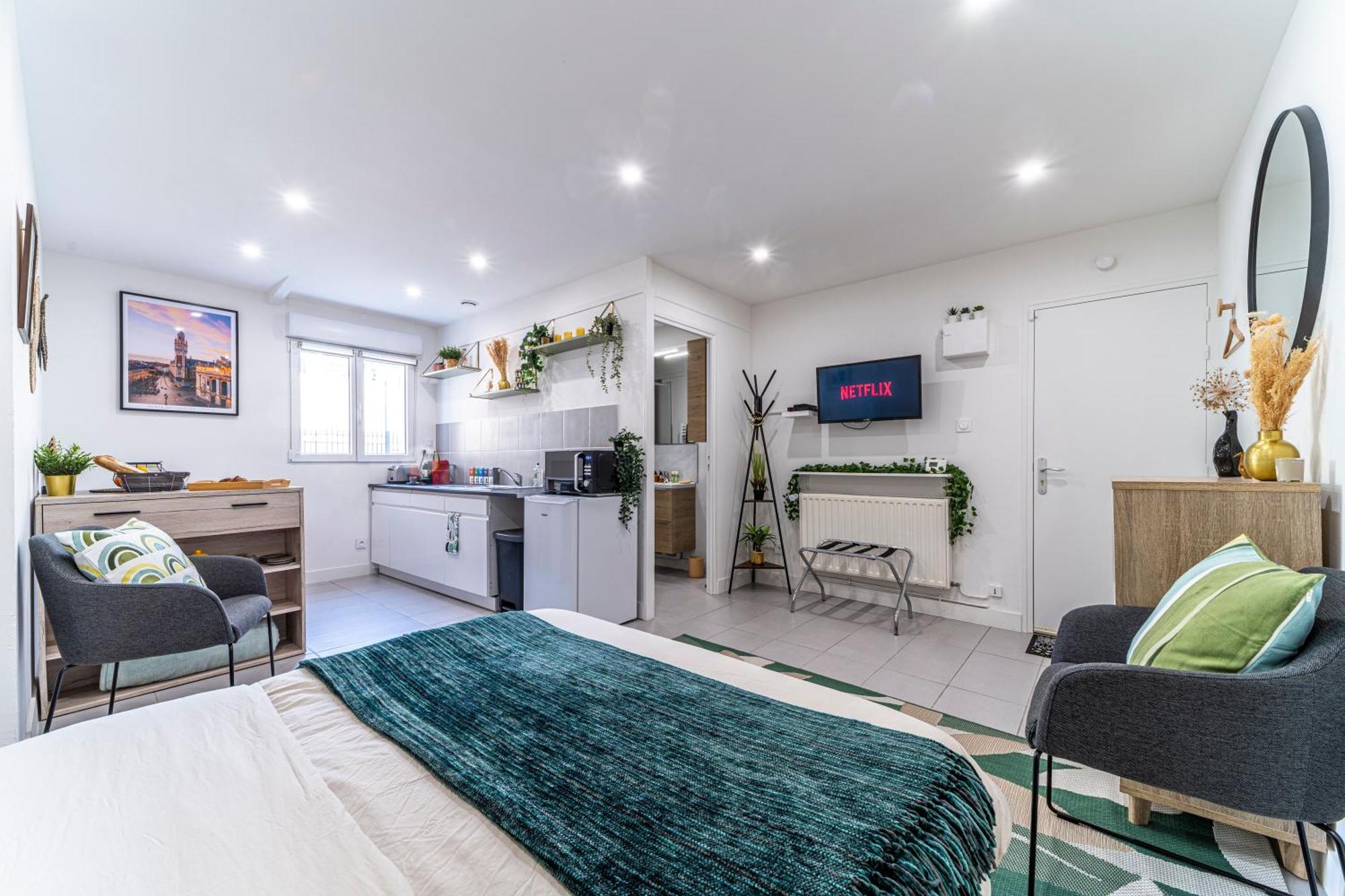 Apartamento Le Cosy - Free Parking - Proche Gares Lille - Netflix - Wifi Mons-en-Baroeul Exterior foto